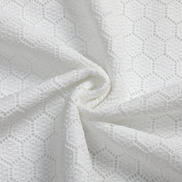 Diamond Hexagon Lined Tablecloth