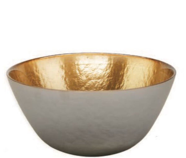 Grey Gold Medium Bowl Mishloach Manos