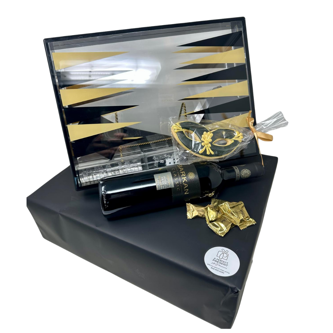 Lucite Backgammon Game Mishloach Manos