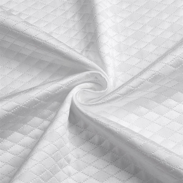 Jacquard White Diamond Tablecloth