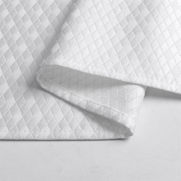 Jacquard White Diamond Tablecloth