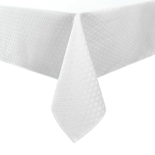 Jacquard White Diamond Tablecloth