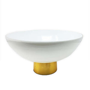 Gold and White bowl